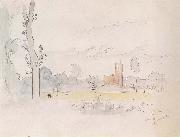 Carl Larsson, French Landscape